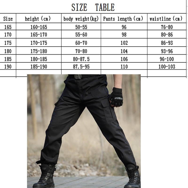 New Overalls Men's Cotton Wear Loose Loose Camouflage Tactical Military Pants Casual Labor Pants Work Pants | BigBuy360 - bigbuy360.vn