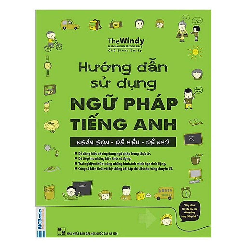 Sách - Combo Hướng dẫn sử dụng ngữ pháp tiếng Anh + Giải thích ngữ pháp tiếng anh + Tặng Bookmark