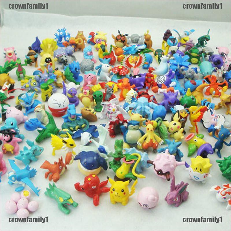 Bộ 24 mẫu mô hình đồ chơi Pokemon mini dễ thương