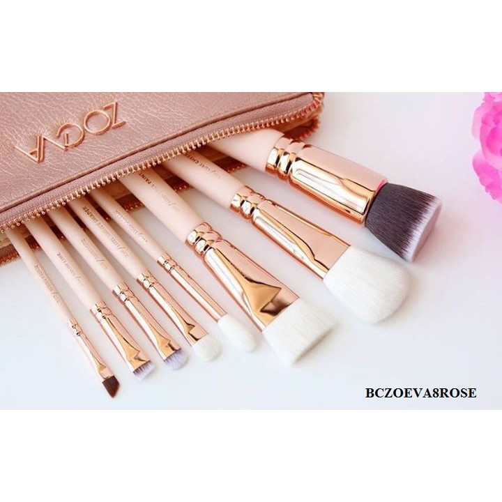 Bộ Cọ Zoeva 8 Cây Rose Gold