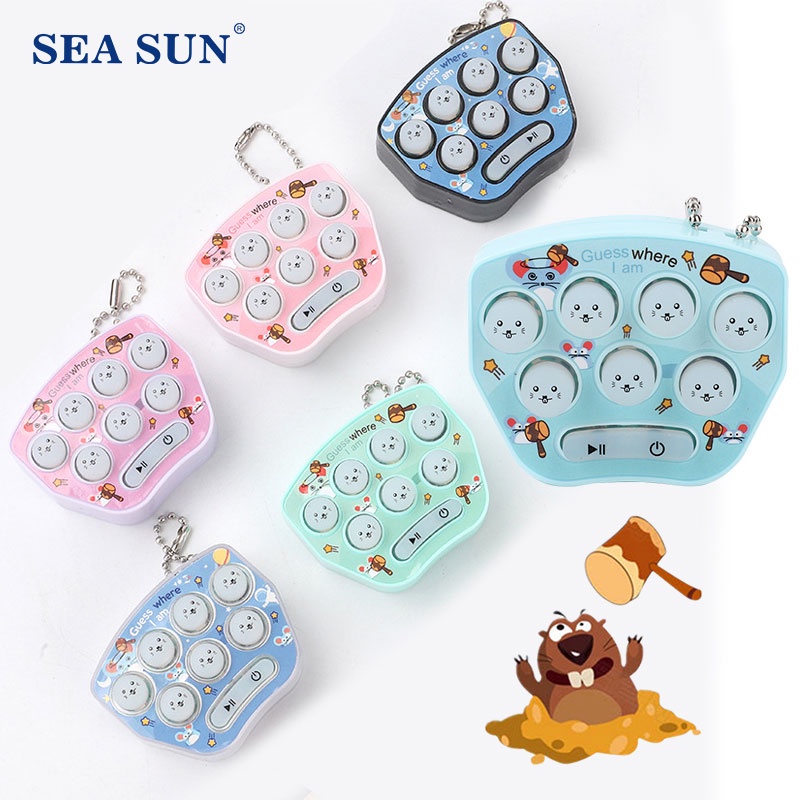 Đồ chơi ấn bong bóng SEA SUN TOYS dạng móc khóa bằng nhựa chống rơi trang trí chìa khóa/ balo cho bé
