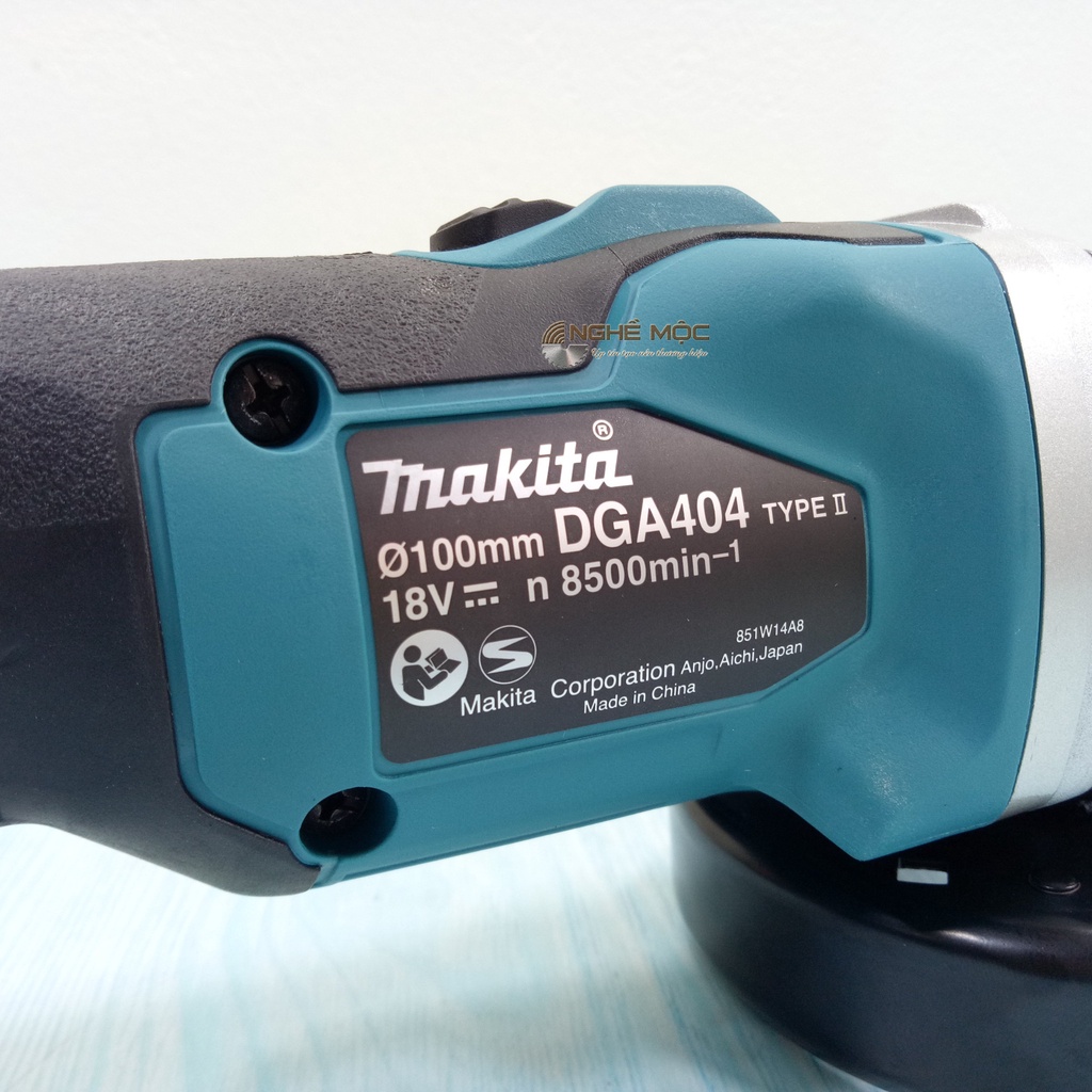 Máy mài góc pin Makita DGA404Z 18V chính hãng máy cắt Makita DGA 404 công tắc trượt Nghề Mộc
