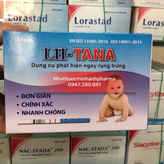 Que thử rụng trứng LH-Tana ( Hộp 12 que )
