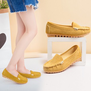 Giày Loafer Nữ Chất Liệu Da