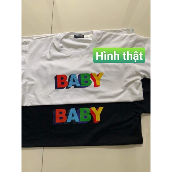 Áo thun Có sizeFull màu tay lỡ Unisex BaBy