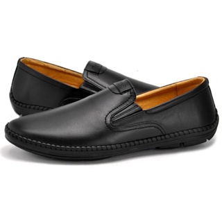 ( 2 MÀU) Giày lười nam Boss da bò chất đẹp - hàng xuất khẩu