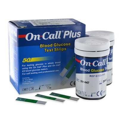 Que thử máy đo đường huyết Acon On Call Plus