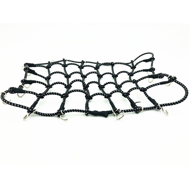1/10 Scale RC Rock Crawler Accessory Luggage Roof Rack Net,Black