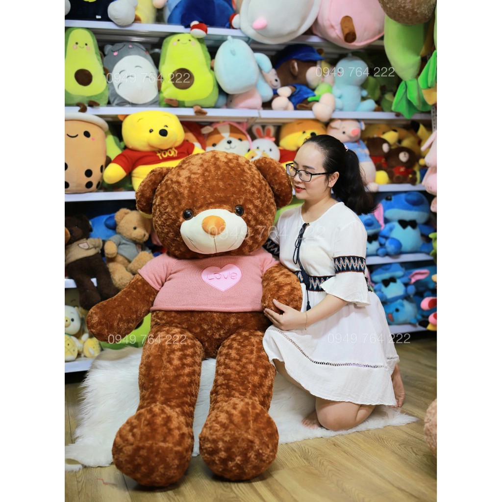 Gấu Bông Teddy Cao Cấp - Gấu Teddy Cao 80cm đến 1m6