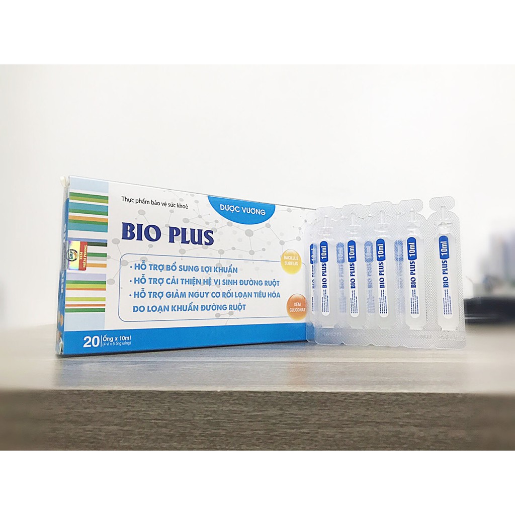 [ Chính Hãng ] Bio Plus Men tiêu hóa - tăng hấp thu, giảm rối loạn tiêu hóa cho trẻ em và người lớn - Hộp 20 ống