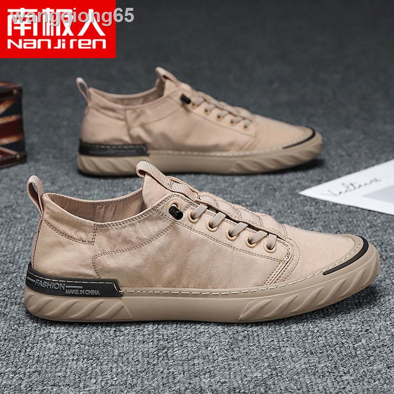 ❖☌Giày lười vải Canvas thoáng khí thời trang cá tính cho nam