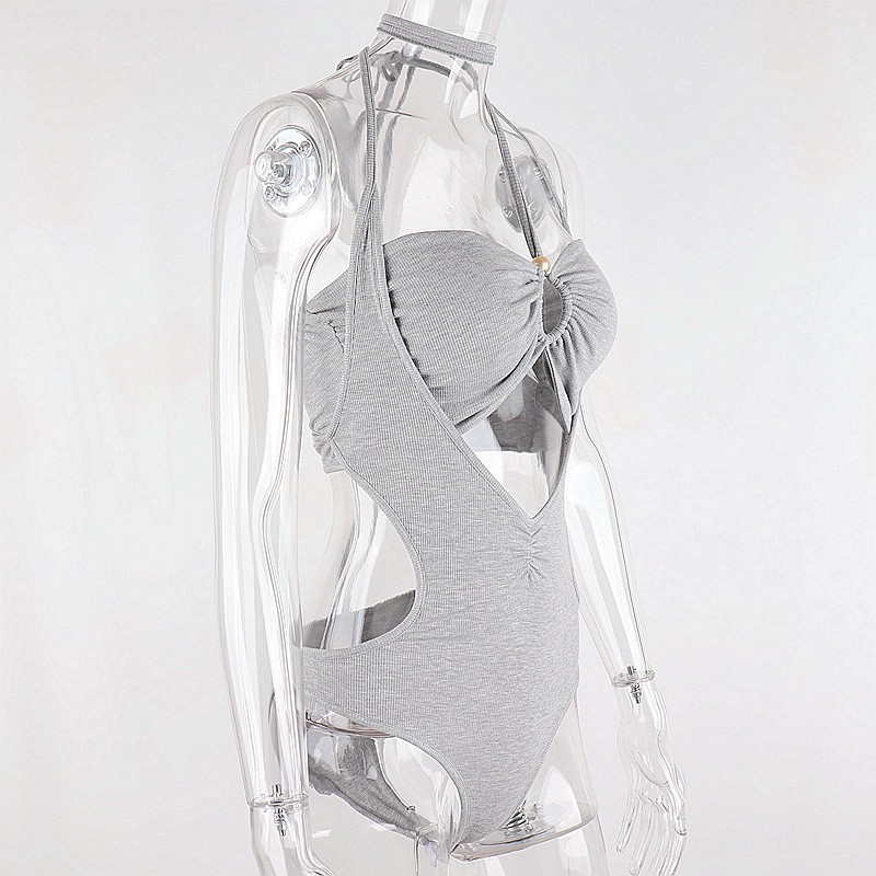 (SẴN ĐEN M) Áo liền thân cut ngực eo sexy | BigBuy360 - bigbuy360.vn