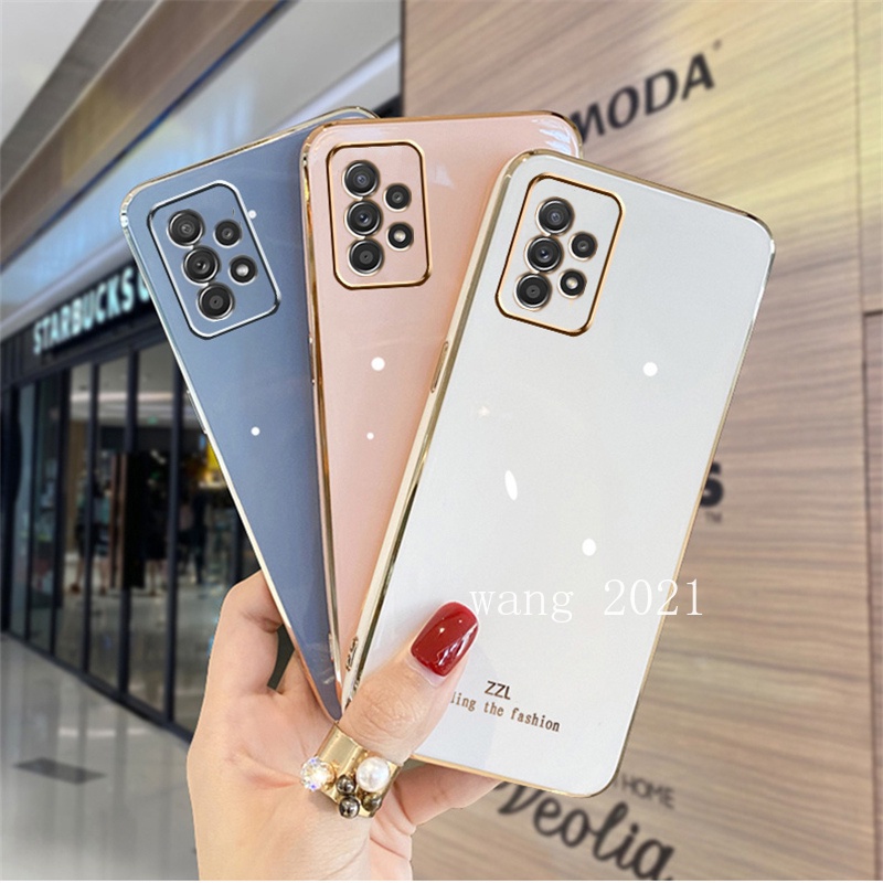 Ốp Điện Thoại Silicone Mềm Mạ Điện Cho Samsung Galaxy A53 A33 A73 A23 LTE M23 M33 5G A13 4G