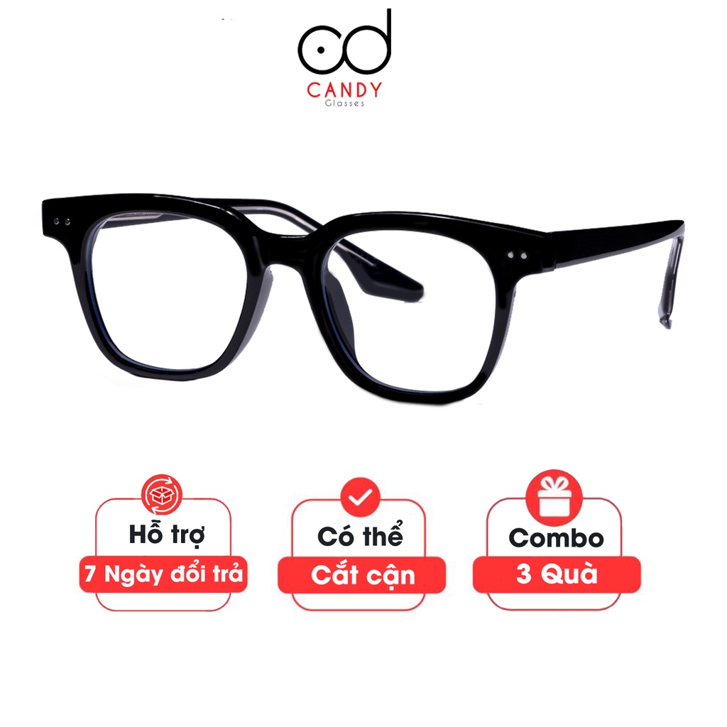 Gọng kính cận vuông cao cấp unisex 72027 – Kính mắt Candy
