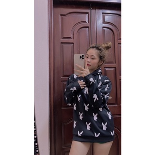 áo hoodie thỏ ảnh thật