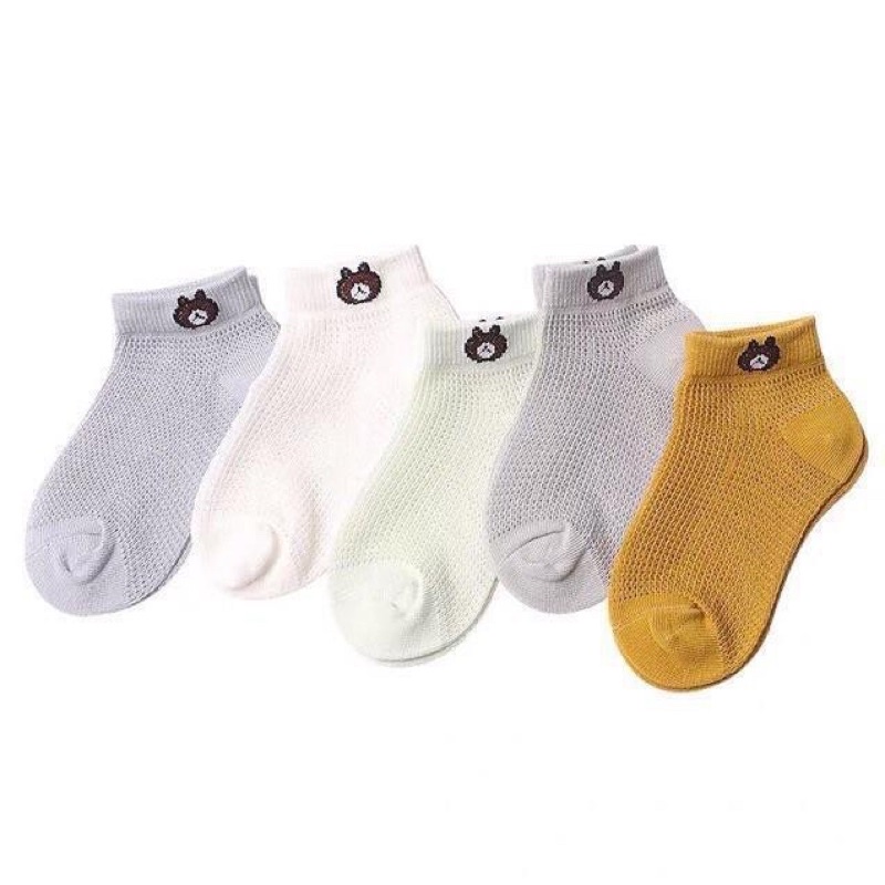 Set 5 đôi tất lưới cho bé-vớ lưới cho bé