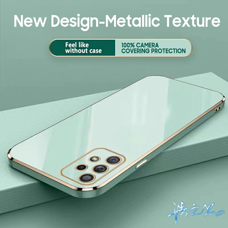 Ốp Điện Thoại Silicone Mềm Bảo Vệ Camera 5 Màu Tùy Chọn Cho Samsung A53 A52 A13 A33 A73 5G 4G