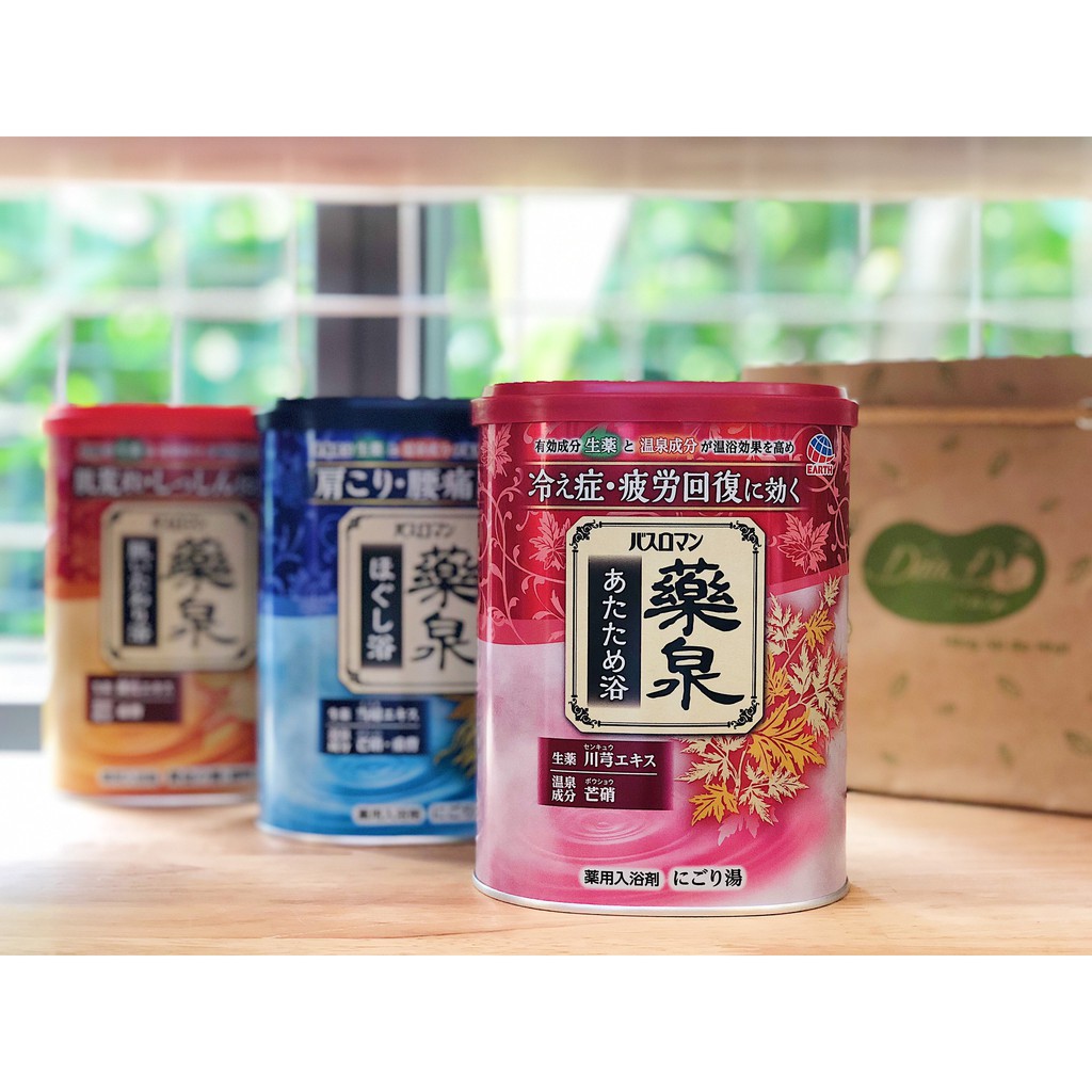 Muối tắm ngâm bồn thư giãn Onsen Earth Premium 750g - Hàng nội địa Nhật