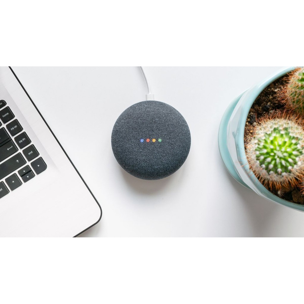 Google Nest Mini (2nd Generation) - Màu Xám Đậm - Hàng Chính Hãng - Bảo Hành 3 Tháng (1 đổi 1)