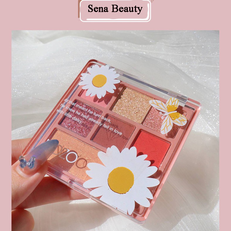 Phấn mắt🍑FREESHIP🍑Bảng Phấn Mắt trang điểm Nhũ Cao Cấp 8 Ô Nozo Cúc Họa Mi | BigBuy360 - bigbuy360.vn