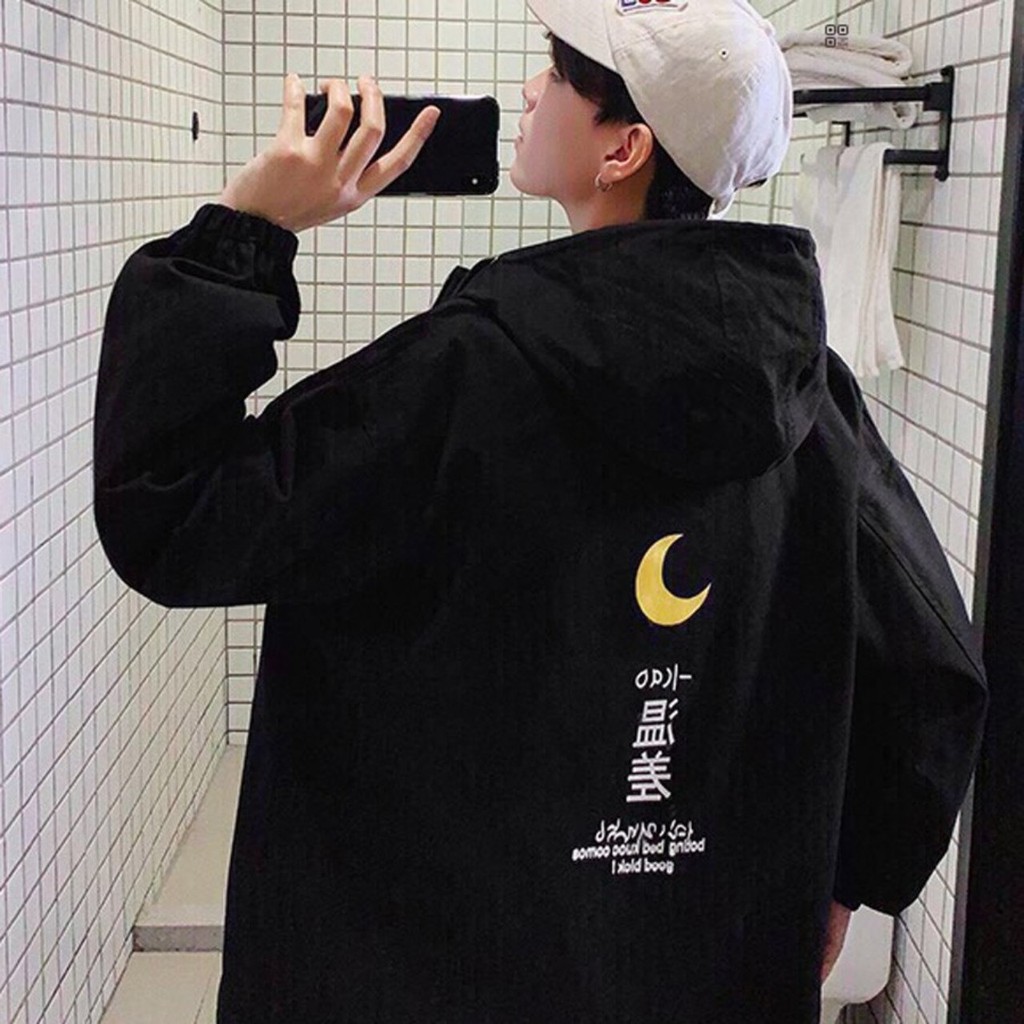 ÁO KHOÁC DÙ 2 LỚP M320 (Vầng Trăng Khuyết - Kèm Ảnh Thật) TP011 - MUA NGAY