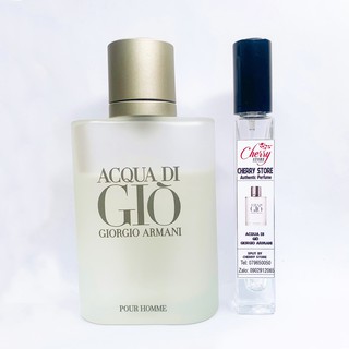 Nước Hoa Nam Giorgio Armani Acqua Di Giò edt 10ml [MẪU THỬ]