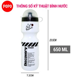 Bình Nước cao cấp POPO Sports 650ml