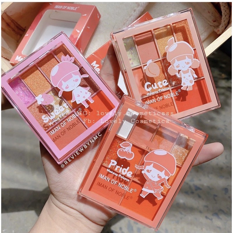 Bảng phấn mắt phấn má nhũ 10 ô Kira Iman Of Noble Senabeauty | BigBuy360 - bigbuy360.vn