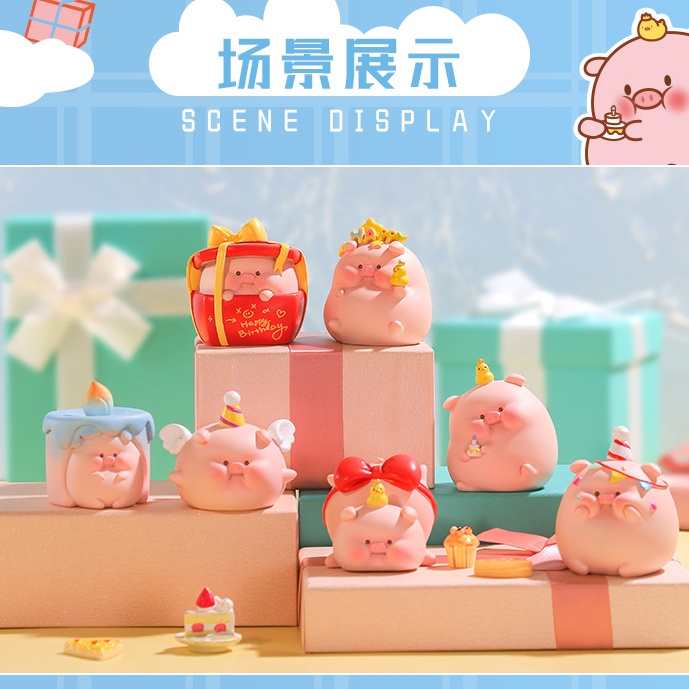 Mô Hình Chú Heo Ngộ Nghĩnh Đáng Yêu Dùng Trang Trí