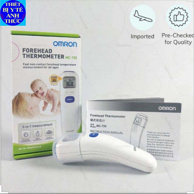 Nhiệt kế điện tử đo trán Omron MC720 (MC-720)