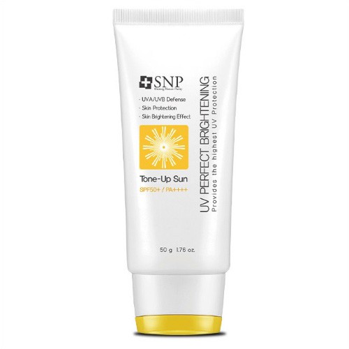 Kem Chống Nắng SNP Có Màu Lên Tone Trắng Da Hàn Quốc SNP UV Perfecting Brightening Tone Up Sun