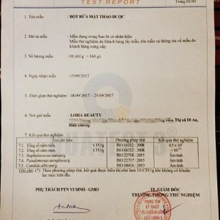 Bột rửa mặt cám gạo thảo dược - Handmade