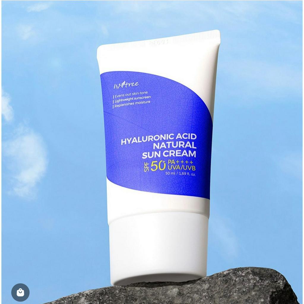 Kem chống nắng vật lý ISNTREE Hyaluronic Acid Natural Sun Cream 50ml