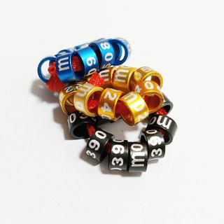 10 Cái / 30 Chiếc 5 Mm Chim Chân Nhẫn Tình Yêu Châu Phi Chim Thẳng Chân Nhận Dạng Chuyến Bay Huấn Luyện Chân Nhẫn