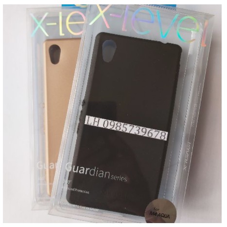 Ốp lưng dẻo mịn xlevel chống bám bẩn Sony Xperia M4 Aqua