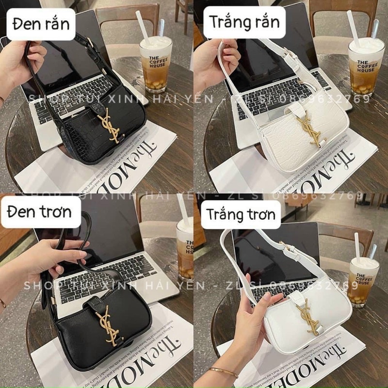 túi kẹp nách, túi đeo vai tang treo da rắn và da trơn thời trang
