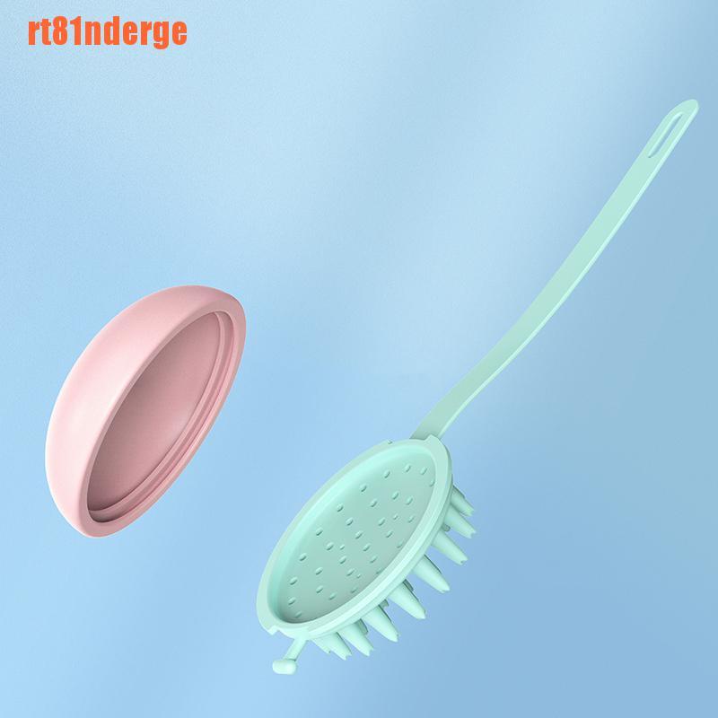 (Hàng Mới Về) Bàn Chải Silicone Mát Xa Da Đầu Tiện Dụng