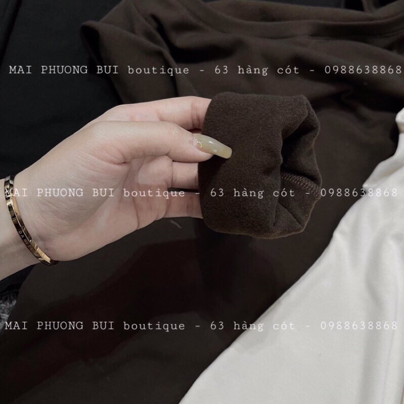 Váy body dày dặn hai màu nâu be