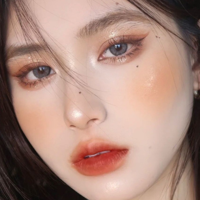 [Hàng mới về] Bảng phấn mắt 9 màu với màu lì và màu nhũ sáng bóng trang điểm kháng nước cho bạn nữ