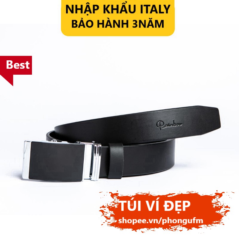 Thắt lưng nam da thật nguyên tấm Rainbow BELT005