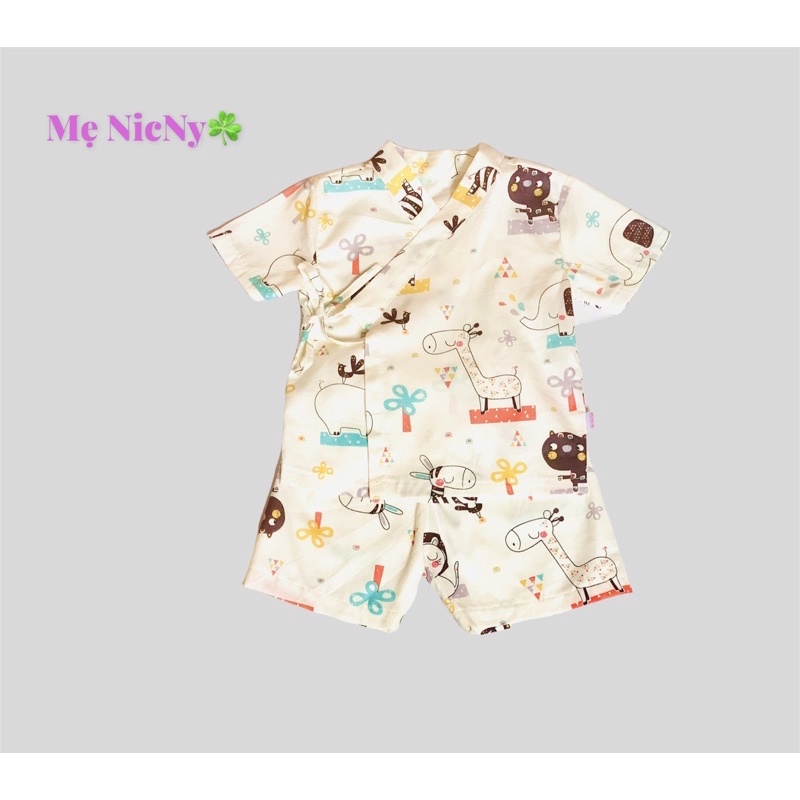 Yukata bộ cho bé  chất thô lụa Hàn