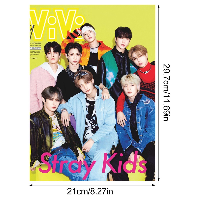 Poster Treo Tường In Hình Các Thành Viên Nhóm Nhạc Stray Kids
