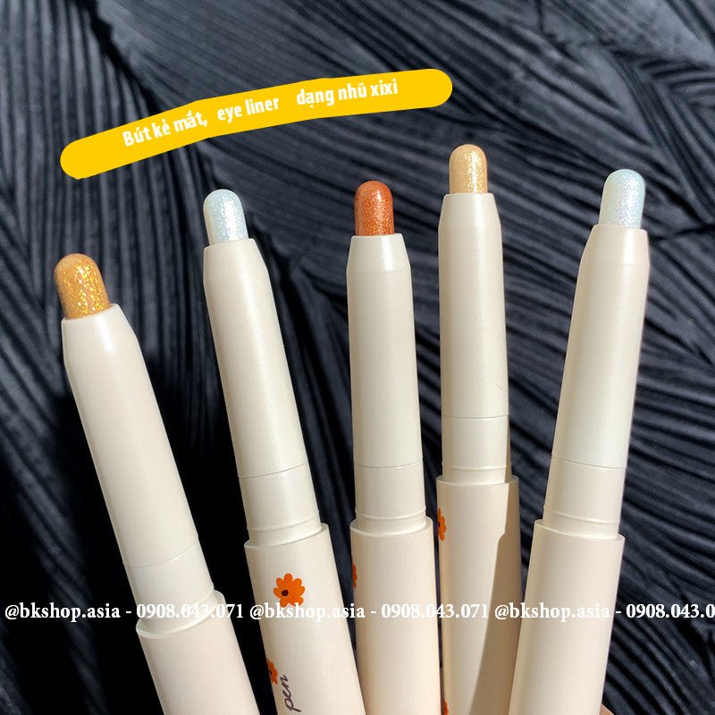 [XIXI-nhiều màu] Bút nhũ mắt, bắt sáng highlight, bút kẻ eyeliner dạng gel Xixi