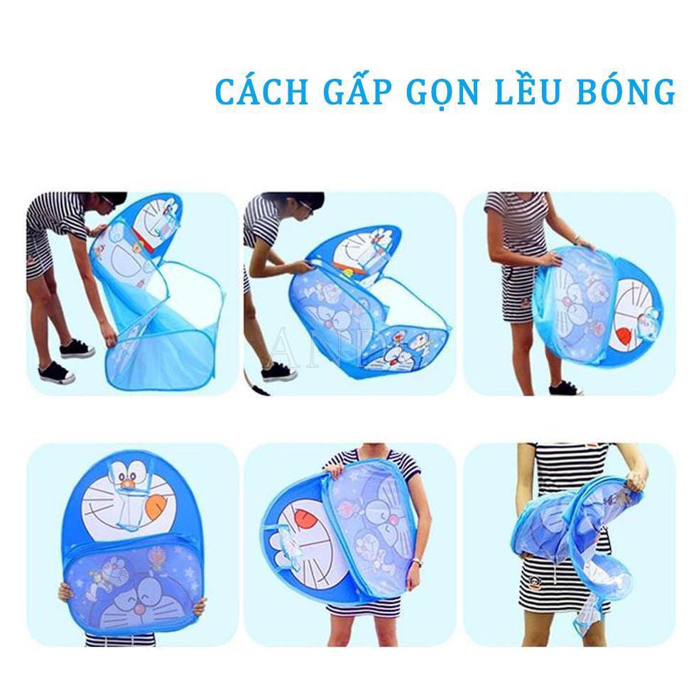 Lều Bóng Cho Bé , Lều Banh Doremon Quây Bóng Tặng 100 Quả Bóng Cho Bé Yêu