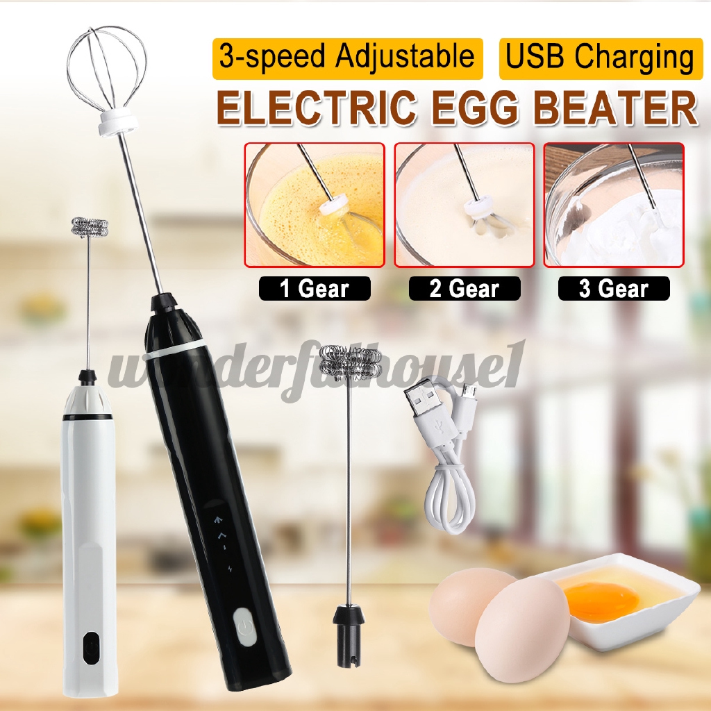 Máy Đánh Trứng, Tạo Bọt Cà Phê Sạc Usb