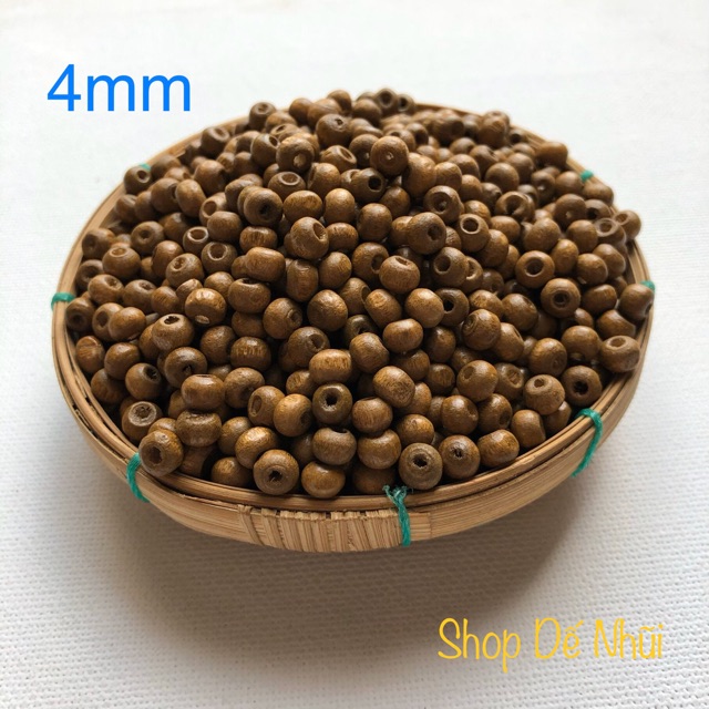 10g Hạt Gỗ 4mm/5mm