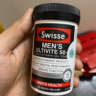 Vitamin Tổng Hợp Cho Nam Swisse Men’s Ultivite 50+ ( trên 50 tuổi ), 60 viên