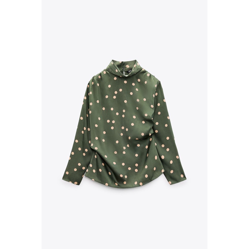 Áo ZARA họa tiết chấm bi AUTH