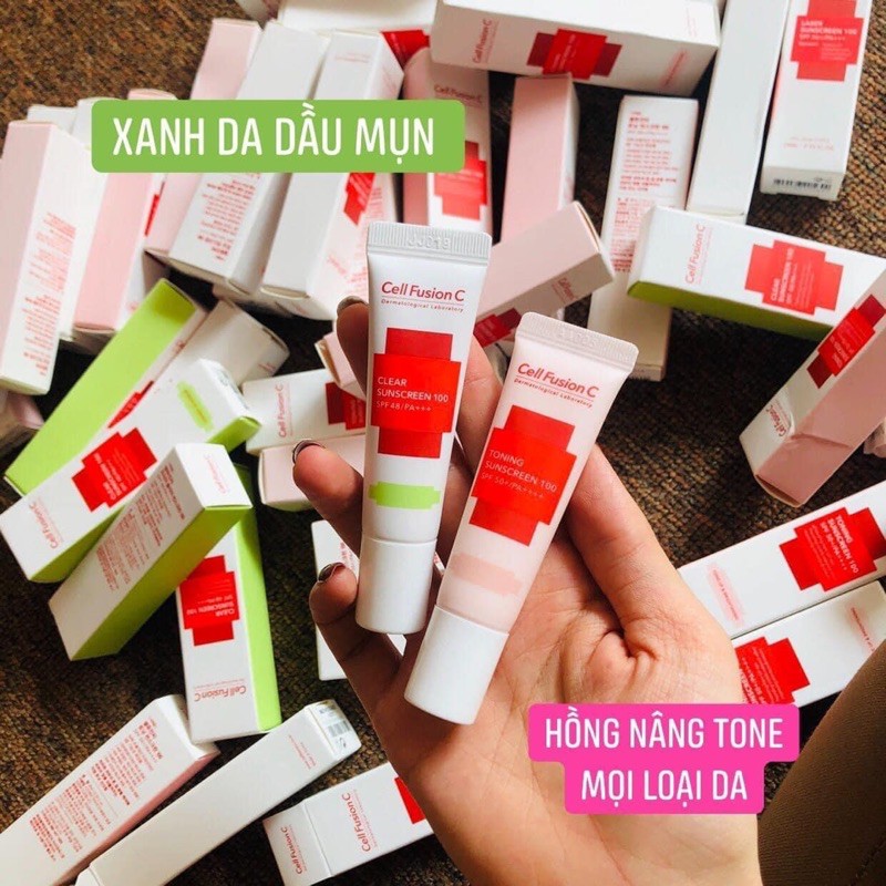 Kem chống nắng Cell fusion C hồng (Mini) | BigBuy360 - bigbuy360.vn