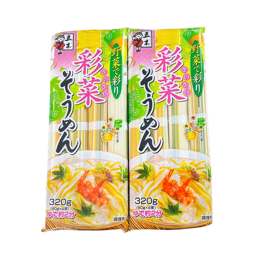 Mì somen rau củ Itsuki tách muối Nhật Bản – gói 320gram